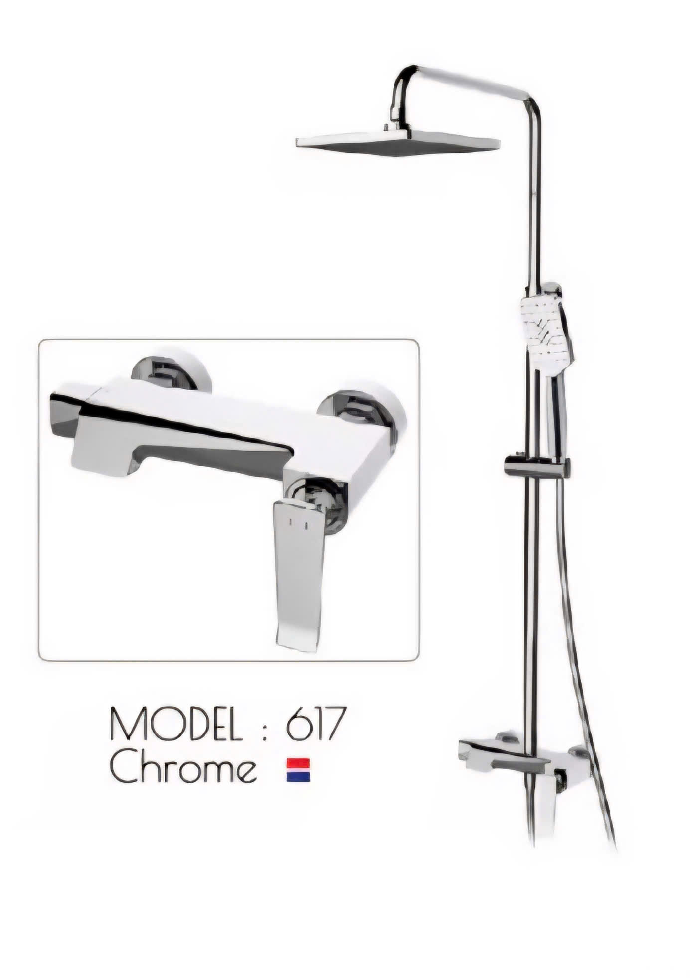 Sen Cây Tắm Đứng Model 617 – Củ Sen Bản Lớn Đa Năng