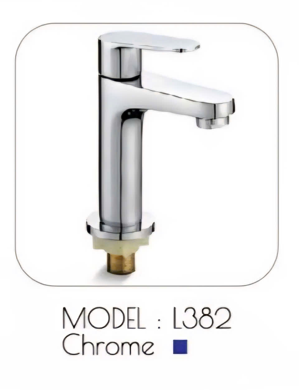 Vòi Lavabo Thân Trụ Tròn L382 – Thiết Kế Tối Giản